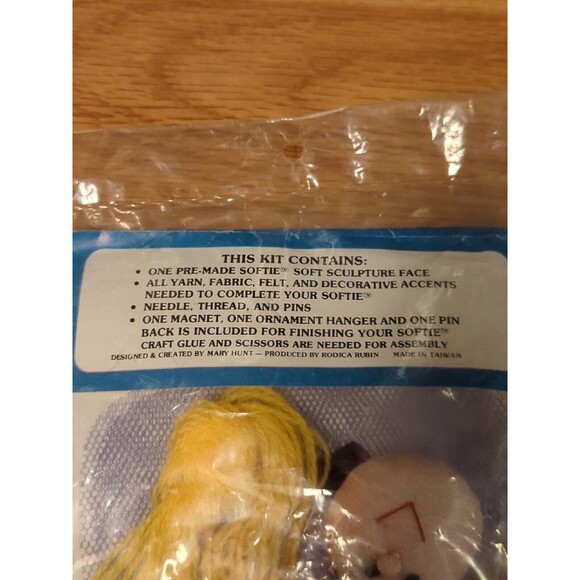 Softies Fairy Princess Kit Soft Sculpture To Decorate #2118 Vintage Arts Crafts - Picture 6 of 6